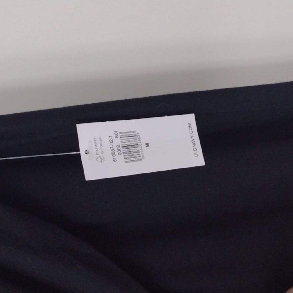 Old Navy long sleeve black T-shirt dress - Picture 3 of 3